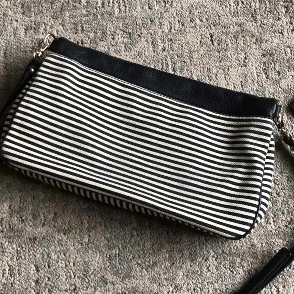 Kate Spade Fabric and Leather foldover bag - Picture 3 of 9